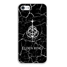 Чехол для iPhone 5/5S матовый с принтом Elden Ring - Cracks в Тюмени, Силикон | Область печати: задняя сторона чехла, без боковых панелей | action | elden | game | games | playstation | ring | rpg | игра | игры | мрамор | плейстейшн | ринг | рпг | трещины | экшн | элден