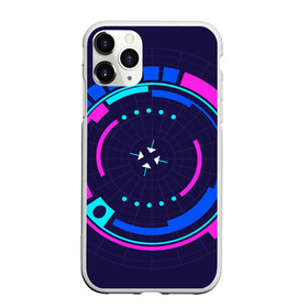 Чехол для iPhone 11 Pro Max матовый с принтом Розовый Синий Киберпанк в Тюмени, Силикон |  | Тематика изображения на принте: жанр | научный | фантастика | фантастический | цифровые технологии