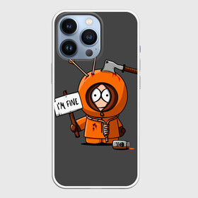 Чехол для iPhone 13 Pro с принтом Я в норме в Тюмени,  |  | kenny | south park | кени | кенни | маккормик | мульт | мультфильм | южный парк