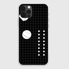 Чехол для iPhone 12 Pro с принтом Черно-белые фигуры 3D в Тюмени, силикон | область печати: задняя сторона чехла, без боковых панелей | геометрический | красочный | мода.3d | стиль | структура | текстура | ткань | узор | фон | цвет