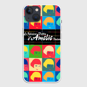 Чехол для iPhone 13 с принтом Amelie в Тюмени,  |  | Тематика изображения на принте: amelie | art | french comedy | pop art | the fabulous destiny of amelie poulain | амели | искусство | комедия | невероятная судьба амели пулен | поп арт | романтическая | французская