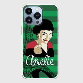 Чехол для iPhone 13 Pro с принтом Amelie в Тюмени,  |  | amelie | eiffel tower | french comedy | holding a spoon | paris | the fabulous destiny of amelie poulain | амели | держит ложку | комедия | невероятная судьба амели пулен | париж | романтическая | французская | эйфелева башня