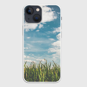 Чехол для iPhone 13 mini с принтом Небушко и полюшко в Тюмени,  |  | Тематика изображения на принте: небо | облака | пейзаж | поле | русский | славянский | фотопринт