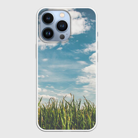 Чехол для iPhone 13 Pro с принтом Небушко и полюшко в Тюмени,  |  | Тематика изображения на принте: небо | облака | пейзаж | поле | русский | славянский | фотопринт