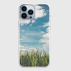 Чехол для iPhone 13 Pro Max с принтом Небушко и полюшко в Тюмени,  |  | Тематика изображения на принте: небо | облака | пейзаж | поле | русский | славянский | фотопринт
