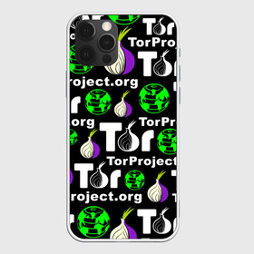 Чехол для iPhone 12 Pro с принтом ТОР / TOR PROJECT BROWSER в Тюмени, силикон | область печати: задняя сторона чехла, без боковых панелей | tor browser | torproject | анонимность | анонимный браузер | взлом | даркнет | зеркала | луковица | тор браузер | хакер | черный интернет.