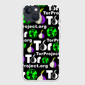 Чехол для iPhone 13 с принтом ТОР   TOR PROJECT BROWSER в Тюмени,  |  | tor browser | torproject | анонимность | анонимный браузер | взлом | даркнет | зеркала | луковица | тор браузер | хакер | черный интернет.