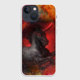 Чехол для iPhone 13 mini с принтом Единорог | Unicorn (Z) в Тюмени,  |  | unicorn | unicornis | вымышленное существо | единорог | инрог | каркаданн | мифическое существо | моноцерос | нарвал | существо