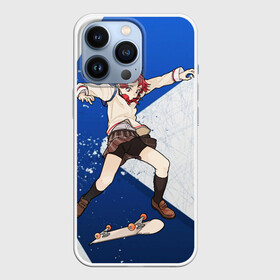 Чехол для iPhone 13 Pro с принтом Meow team в Тюмени,  |  | anime | extreme | girl | meow | skateboard | sport | аниме | девочка | мяу | скейтборд | спорт | экстрим