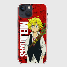 Чехол для iPhone 13 mini с принтом Мелиодас, Meliodas в Тюмени,  |  | anime | manga | meliodas | аниме | манга | мелиодас
