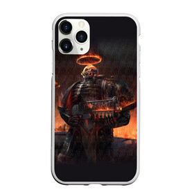 Чехол для iPhone 11 Pro матовый с принтом Легион проклятых в Тюмени, Силикон |  | damned | warhammer | вархаммер | космодес | легион проклятых | череп