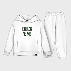 Детский костюм хлопок Oversize с принтом Buck Em в Тюмени,  |  | antetokounmpo | basketball | bucks | giannis | milwaukee | mvp | nba | sport | streetball | адетокумбо | бакс | баскетбол | игра | милуоки | мяч | нба | олень | спорт | стритбол | тренер | чемпион | янис