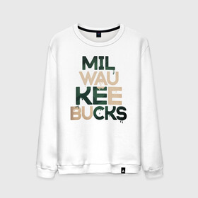 Мужской свитшот хлопок с принтом Milwaukee Bucks в Тюмени, 100% хлопок |  | Тематика изображения на принте: antetokounmpo | basketball | bucks | giannis | milwaukee | mvp | nba | sport | streetball | адетокумбо | бакс | баскетбол | игра | милуоки | мяч | нба | олень | спорт | стритбол | тренер | чемпион | янис