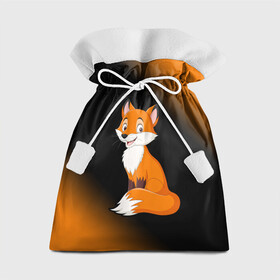 Подарочный 3D мешок с принтом Лисичка - Градиент в Тюмени, 100% полиэстер | Размер: 29*39 см | Тематика изображения на принте: fox | foxy | градиент | животные | лиенок | лис | лиса | лисами | лисий | лисичка | лисичкой | лисой | лисы | милая | милота | милые | рыжая | рыжие