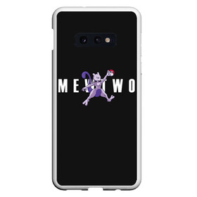 Чехол для Samsung S10E с принтом Mewtwo x nba в Тюмени, Силикон | Область печати: задняя сторона чехла, без боковых панелей | anime | mew two | nba | pokemon | poket monster | poketmon | аниме | анимэ | баскетбол | карманные монстры | мью ту | нба | покемон