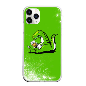 Чехол для iPhone 11 Pro матовый с принтом Пивозавр - Краска в Тюмени, Силикон |  | dinosaur | pivo | pivozavr | взрыв | динозавр | краска | прикол