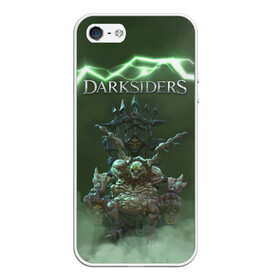 Чехол для iPhone 5/5S матовый с принтом Darksiders | Гнев Войны (Z) в Тюмени, Силикон | Область печати: задняя сторона чехла, без боковых панелей | Тематика изображения на принте: azrael | darksiders | darksiders 2 | darksiders 3 | griever | silitha | tiamat | ulthane | vulgrim | wrath of war | всадник апокалипсиса | гнев войны | обугленный совет | руина | ультэйн | чёрный молот