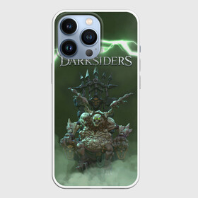 Чехол для iPhone 13 Pro с принтом Darksiders | Гнев Войны (Z) в Тюмени,  |  | Тематика изображения на принте: azrael | darksiders | darksiders 2 | darksiders 3 | griever | silitha | tiamat | ulthane | vulgrim | wrath of war | всадник апокалипсиса | гнев войны | обугленный совет | руина | ультэйн | чёрный молот