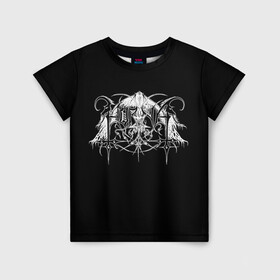 Детская футболка 3D с принтом Horna в Тюмени, 100% гипоаллергенный полиэфир | прямой крой, круглый вырез горловины, длина до линии бедер, чуть спущенное плечо, ткань немного тянется | black metal | horna | metal | rock | группа | метал | рок | роцк | хорна