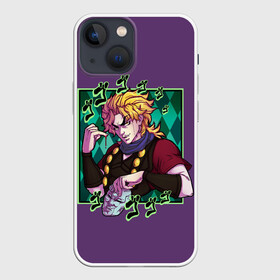 Чехол для iPhone 13 mini с принтом Dio Brando. JoJo в Тюмени,  |  | adventure | bizarre | brando | dio | jo | joestar | joseph | josuke | jotaro | kujo | lisa | speedwagon | the | world | абдул | брандо | бруно | джо | джозеф | джолин | джонатан | джорно | джоске | джостар | джотаро | дио | какёин | куджо | лиза | невероя