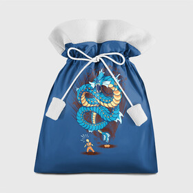 Подарочный 3D мешок с принтом Gyarados в Тюмени, 100% полиэстер | Размер: 29*39 см | anime | dragon ball | pokemon | poket monster | poketmon | аниме | анимэ | гирадос | драконий жемчуг | карманные монстры | покемон