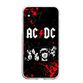 Чехол для iPhone XS Max матовый с принтом AC DC HIGHWAY TO HELL в Тюмени, Силикон | Область печати: задняя сторона чехла, без боковых панелей | ac dc | angus young. | back in black | brian johnson | hells bells | highway to hell | rock | thunderstruck | tnt | ангус янг | брайан джонсон | группа | музыка | рок | эйси диси