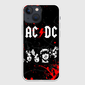 Чехол для iPhone 13 mini с принтом AC DC HIGHWAY TO HELL в Тюмени,  |  | ac dc | angus young. | back in black | brian johnson | hells bells | highway to hell | rock | thunderstruck | tnt | ангус янг | брайан джонсон | группа | музыка | рок | эйси диси