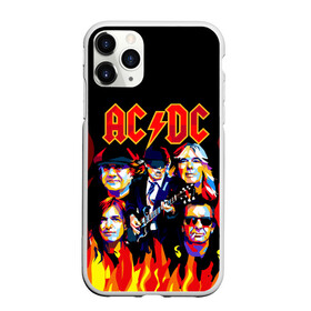 Чехол для iPhone 11 Pro Max матовый с принтом AC DC HIGHWAY TO HELL в Тюмени, Силикон |  | ac dc | angus young. | back in black | brian johnson | hells bells | highway to hell | rock | thunderstruck | tnt | ангус янг | брайан джонсон | группа | музыка | рок | эйси диси