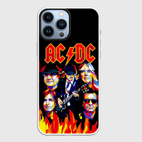 Чехол для iPhone 13 Pro Max с принтом AC DC HIGHWAY TO HELL в Тюмени,  |  | Тематика изображения на принте: ac dc | angus young. | back in black | brian johnson | hells bells | highway to hell | rock | thunderstruck | tnt | ангус янг | брайан джонсон | группа | музыка | рок | эйси диси