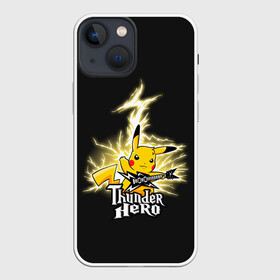 Чехол для iPhone 13 mini с принтом Герой грома в Тюмени,  |  | anime | pikachu | pokemon | poket monster | poketmon | аниме | анимэ | карманные монстры | пикачу | покемон