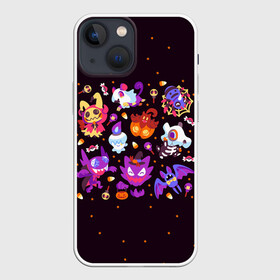 Чехол для iPhone 13 mini с принтом Покемоны на Хэллоуин в Тюмени,  |  | anime | halloween | pokemon | poket monster | poketmon | аниме | анимэ | карманные монстры | покемон | хэллоуин