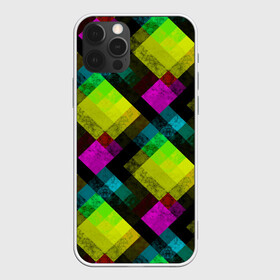 Чехол для iPhone 12 Pro Max с принтом Абстрактный разноцветный узор  в Тюмени, Силикон |  | абстрактный | геометрический | желтый | зеленый | молодежный | мраморный | разноцветный | современный | черный