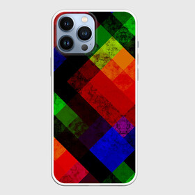 Чехол для iPhone 13 Pro Max с принтом Яркий геометрический узор в Тюмени,  |  | Тематика изображения на принте: абстрактный | геометрический | красный | модный узор | молодежный | мраморный | синий