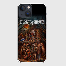 Чехол для iPhone 13 mini с принтом IRON MAIDEN | АЙРОН МЕЙДЕН (Z) в Тюмени,  |  | dave | iron maiden | murray | music | percy harris | rock | адриан смит | айрон мэйден | брюс дикинсон | дэйв мюррей | железная дева | музик | нико макбрэйн | рок | стив харрис | ужасы | хеви метал | яник герс