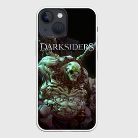 Чехол для iPhone 13 mini с принтом Гнев Войны | Darksiders (Z) в Тюмени,  |  | Тематика изображения на принте: darksiders | darksiders 2 | darksiders 3 | ulthane | wrath of war | всадник апокалипсиса | гнев войны | обугленный совет | руина | ультэйн