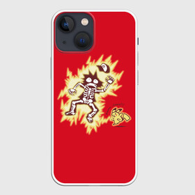 Чехол для iPhone 13 mini с принтом Знакомство с Пикачу в Тюмени,  |  | anime | pikachu | pokemon | poket monster | poketmon | аниме | анимэ | карманные монстры | пикачу | покемон