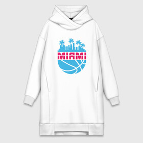 Платье-худи хлопок с принтом Miami в Тюмени,  |  | basketball | miami heat | mvp | nba | sport | streetball | аризона | баскетбол | батлер | игра | майами хит | мяч | нба | спорт | стритбол | тренер | чемпион