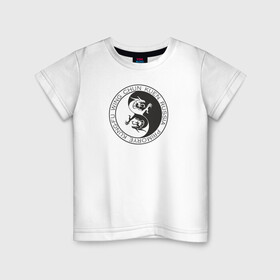 Детская футболка хлопок с принтом Клуб 5 Зверей в Тюмени, 100% хлопок | круглый вырез горловины, полуприлегающий силуэт, длина до линии бедер | Тематика изображения на принте: вин чун | вин чун куэн | китайский дракон | кунг фу | ушу