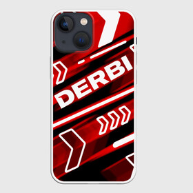 Чехол для iPhone 13 mini с принтом DERBI   ДЕРБИ   SPORT в Тюмени,  |  | derbi | gp1 | motorcycle | motosport | predator | racing | senda | speed | sport | байк | гонки | двигатель | дерби | мото | мотокросс | мотоспорт | мототриал | мотоцикл | предатор. | сенда | скорость | спорт