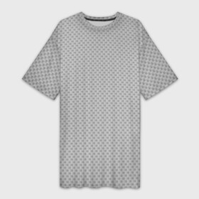 Платье-футболка 3D с принтом GRAY CARBON в Тюмени,  |  | carbon | абстракция | без дизайна | карбон | карбон и ничего лишнего | на каждый день | серая | серое | серый | текстура