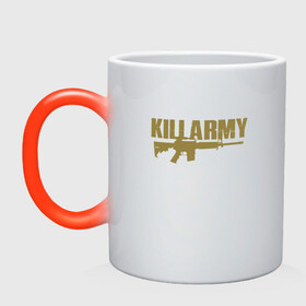 Кружка хамелеон с принтом Killarmy в Тюмени, керамика | меняет цвет при нагревании, емкость 330 мл | Тематика изображения на принте: black | cream | gza | hip hop | killarmy | method man | music | new york | odb | old school | rap | rza | wu tang | wu tang clan | аудио | винил | ву тэнг | граффити | диджей | кассета | микрофон | музыка | нью йорк | пластинка | рэ