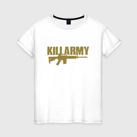 Женская футболка хлопок с принтом Killarmy в Тюмени, 100% хлопок | прямой крой, круглый вырез горловины, длина до линии бедер, слегка спущенное плечо | black | cream | gza | hip hop | killarmy | method man | music | new york | odb | old school | rap | rza | wu tang | wu tang clan | аудио | винил | ву тэнг | граффити | диджей | кассета | микрофон | музыка | нью йорк | пластинка | рэ