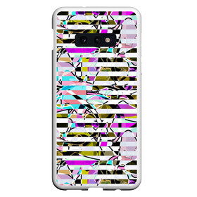 Чехол для Samsung S10E с принтом Полосатый абстрактный узор  в Тюмени, Силикон | Область печати: задняя сторона чехла, без боковых панелей | горизонтальные полосы | летний дизайн | модный | молодежный | мужской | полосы | разноцветные полосы