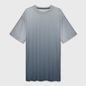 Платье-футболка 3D с принтом GRADIENT 50 SHADES OF GREY в Тюмени,  |  | абстракция | амбре | без дизайна | белая | белый | градиент | градиент и ничего лишнего | градиенты | на каждый день | оттенки серого | серая | серое | серый | текстура | черная | черный