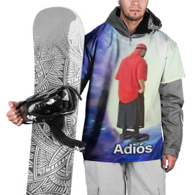 Накидка на куртку 3D с принтом Adios в Тюмени, 100% полиэстер |  | adios | адидас | бабуля | бабушка | вселенная | космос | мемы | портал | прощание | черная дыра
