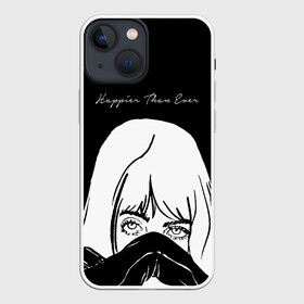 Чехол для iPhone 13 mini с принтом Happier Than Ever, Билли Айлиш в Тюмени,  |  | be | billie eilish | happier than ever | pop art | билли айлиш | инди поп | музыка
