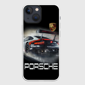 Чехол для iPhone 13 mini с принтом PORSHE в Тюмени,  |  | 911 | auto | car | cool | dark | logo | machine | porshe | ride | sportcar | автомобили | гонки | крутые | порше | ралли | спорткар | тачки