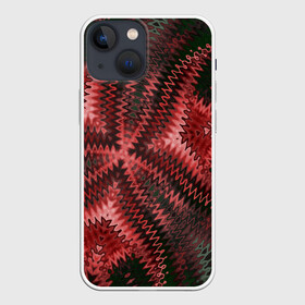 Чехол для iPhone 13 mini с принтом Серо коричневый узор в Тюмени,  |  | арт | коричневый | креативный | модный | молодежный | паттерн | серный | современный | текстура | фигура | фрактал