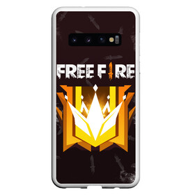 Чехол для Samsung Galaxy S10 с принтом Free Fire | Фри фаер в Тюмени, Силикон | Область печати: задняя сторона чехла, без боковых панелей | ff | free fire | freefire | garena | grand master | master | гарена | гранд мастер | грандмастер | лига | мастер | паттерн | текстура | фре фаер | фри фаер | фри файр | фрифайр | фф