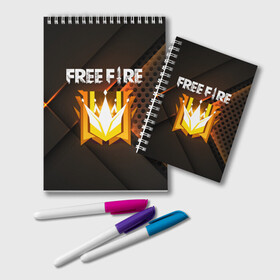 Блокнот с принтом FREE FIRE GRAND MASTER в Тюмени, 100% бумага | 48 листов, плотность листов — 60 г/м2, плотность картонной обложки — 250 г/м2. Листы скреплены удобной пружинной спиралью. Цвет линий — светло-серый
 | Тематика изображения на принте: 3d | 3д | ff | free fire | freefire | garena | garena free fire | garona | garona red line | grand master | red line | гарена | гарона | геометрия | паттерн | плиты | разлом | соты | текстура | фре фаер | фри фаер | фри файр | фрии фаер | фрифаер | фрифай